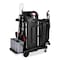 Rubbermaid Commercial Exec Hi Security Janitorial Cleaning Cart, 23.1w x 39.6d x 27.5h, Blk 1861427 - alternate 8